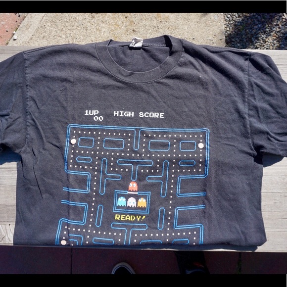 Shirts | Vintage Pacman T Shirt | Poshmark